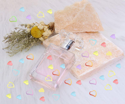 ONLYKXY 1200Pcs Love Heart Shaped Confetti, Table Wedding Decoration, Glitter Confetti for Wedding Party (Silver)