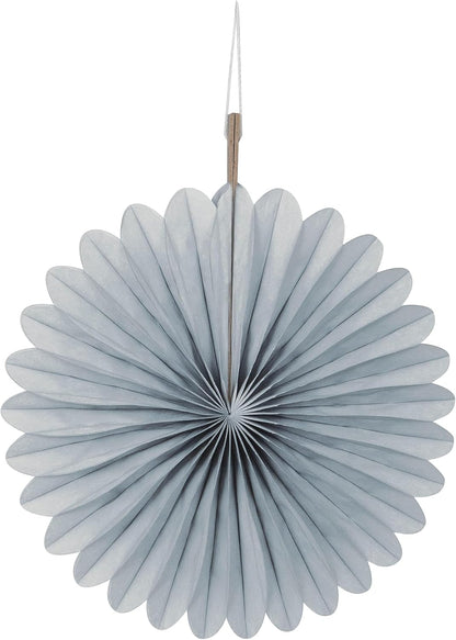 Sunflower Yellow Hanging Tissue Paper Fans - 6'', 3 Count - Perfect for Parties & Home Decor