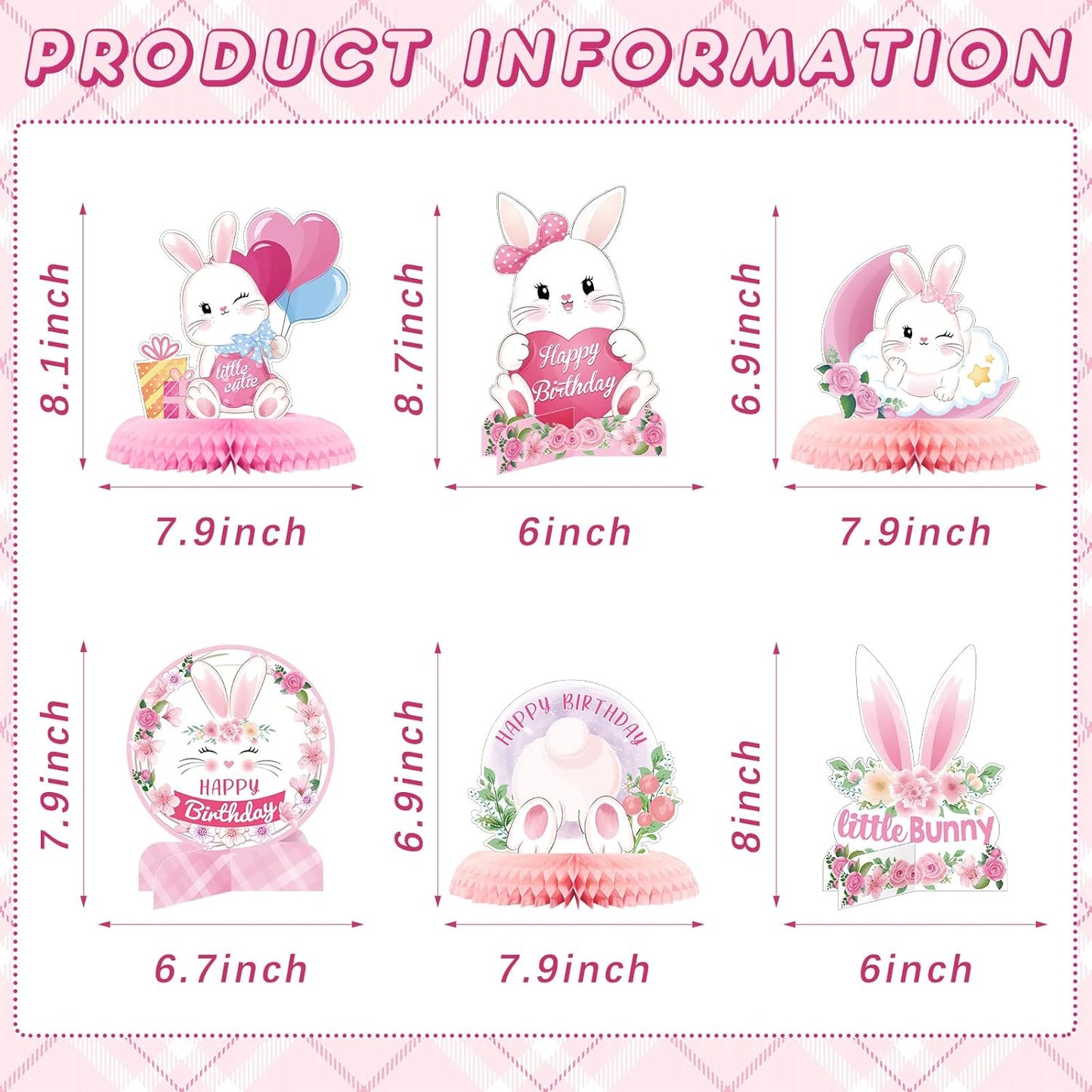 Epakh 10 Pieces Butterfly Centerpieces for Tables Butterfly Birthday Party Decorations Spring Honeycomb Table Centerpiece Spring Flower Theme Party Supplies for Birthday Baby Shower Decor