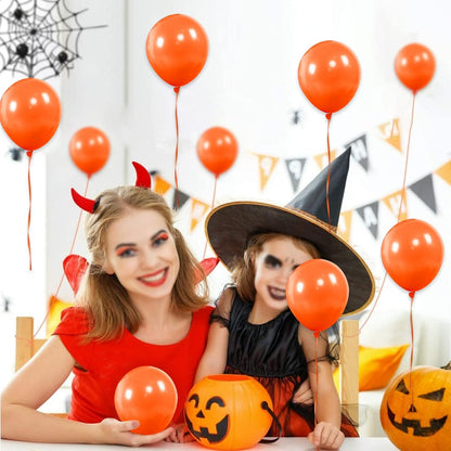 110pcs Black Balloon 12 inch, Black Latex Balloons for Birthday Party Baby Shower Wedding(with 2 Ribbons). - Colors A