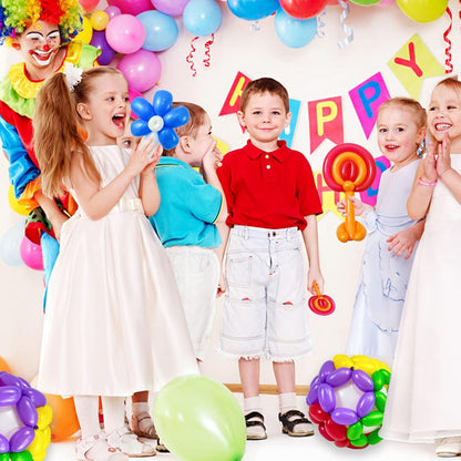 260 Balloons Clear, Thickening Long Balloons for Tying Arch, Twisting Latex Animals Magic Modeling Skinny Birthday Balloon for Kid‘s Party Wedding Decoartion Supply 100pcs