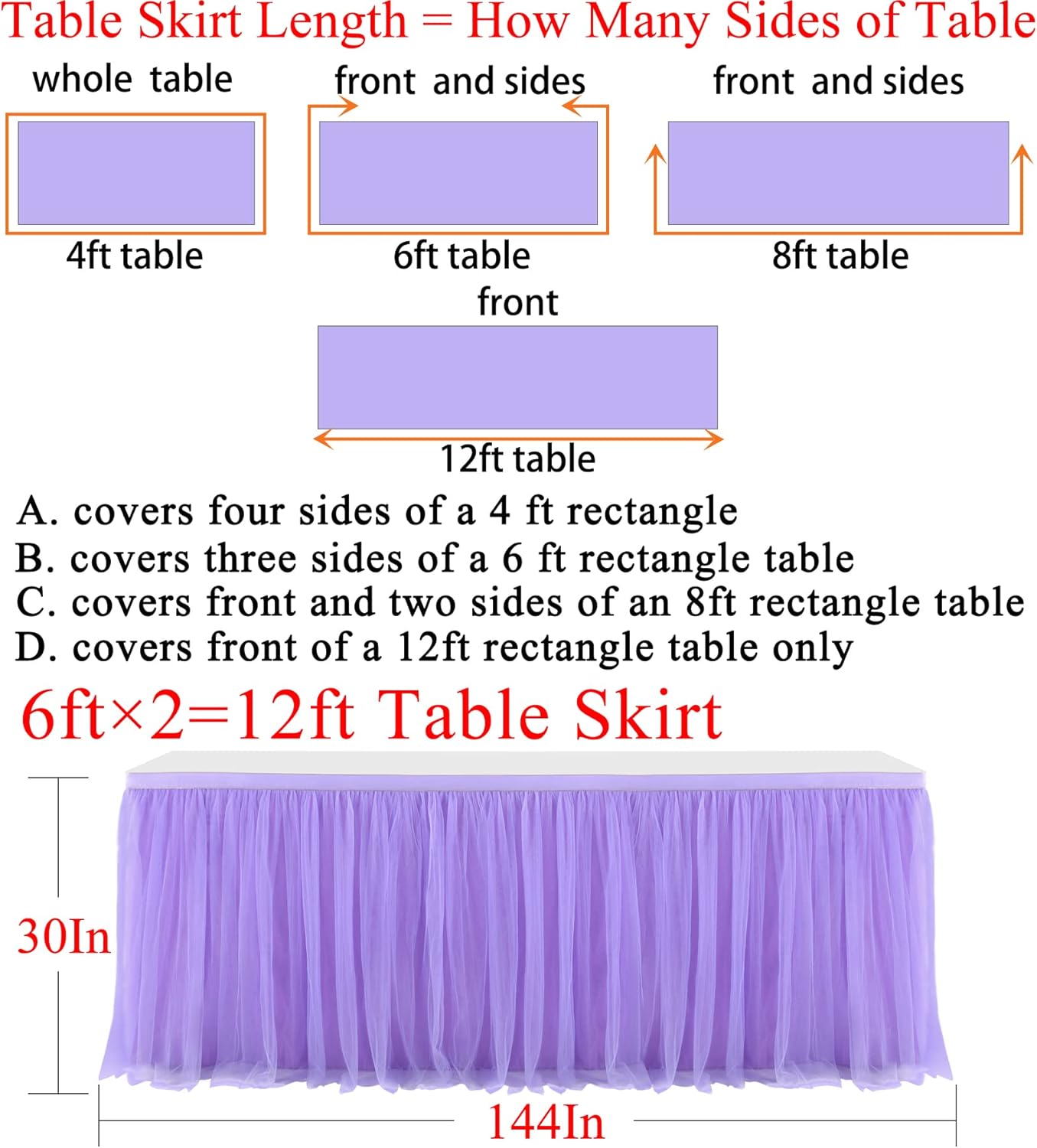 Suppromo 6ft Pink Tulle Table Skirt Baby Shower Tablecloth for Rectangle Tables or Round Tables Pink Ruffle Tutu Table Skirts Desk Skirt for Princess Girls Birthday Party Cake Dessert Decorations