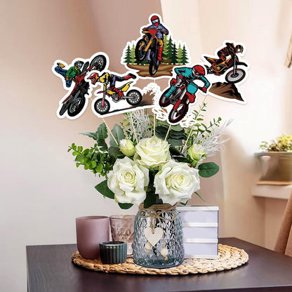 Beautiful Butterfly Centerpiece Sticks - Floral Baby Shower or Birthday Table Toppers - Butterfly Themed Gender Reveal Bridal Shower Party Decoration- Set of 15