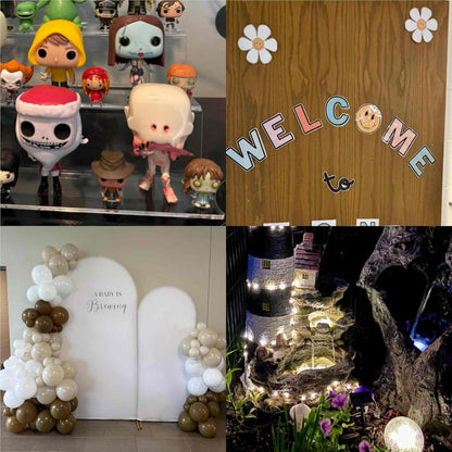 Clear Glue Dots Removable Sticky Tack, Waterproof Poster Putty Double Sided Dots for Party Decoration Picture (100, 0.39'' * 0.79'' Rectangle)