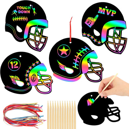 JULMELON 36 PCS Ocean Crafts, Rainbow Scratch Art Under The Sea Party Favors DIY Magic Color Summer Ocean Animals Scratch Cards for Summer Party Favors School Activities
