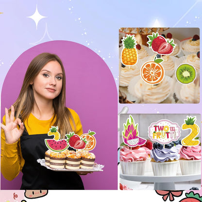 Wildflower Birthday Party Decorations, 36PCS Flower Floral Cupcake Toppers Decoration, Baby in Bloom Baby Shower Cupcake Picks Decor Party Supplies for Gilrs Women