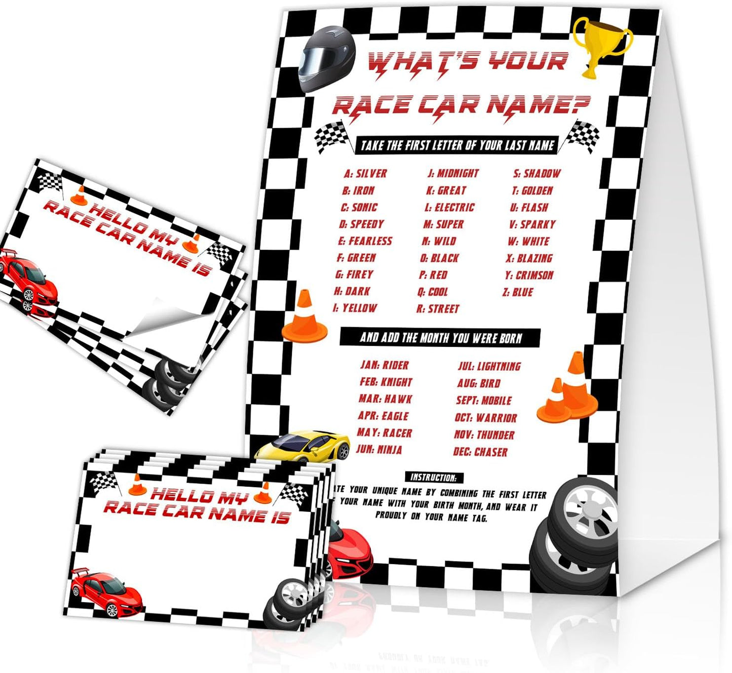 Gamer Birthday Party Decorations, Funny Video Game Party Night Favors Set,What's Your Gamer Name Perfect for Birthday Party Baby Shower Activities(31pcs)
