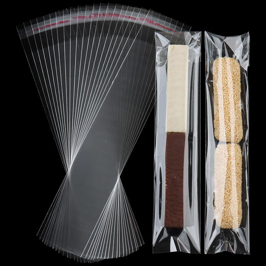 200Pcs Cookie Bags, Self Sealing Cellophane Bags 4x6 Inches, Resealable Treat Bags for Cookies, and Party Favors Bag.