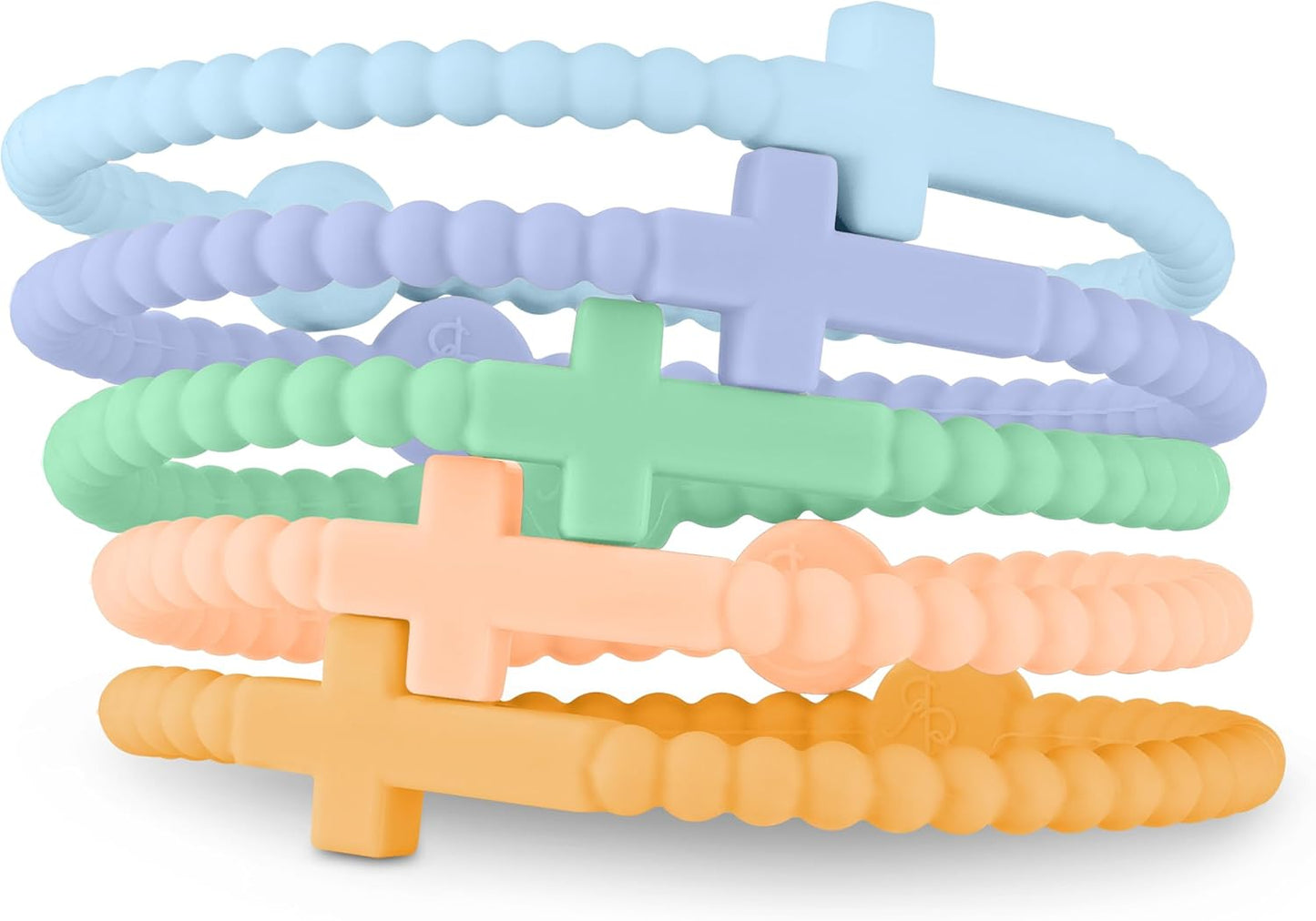 Ryan & Rose Jesus Bracelets - Cross Silicone Bracelet