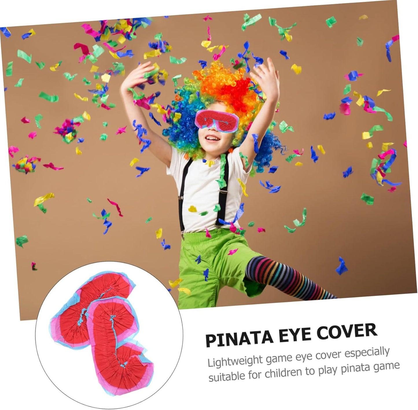 2pcs Funny Eye Patch Props Bulk Lash Sleep Mask Party Game Blindfold for Boys and Girls