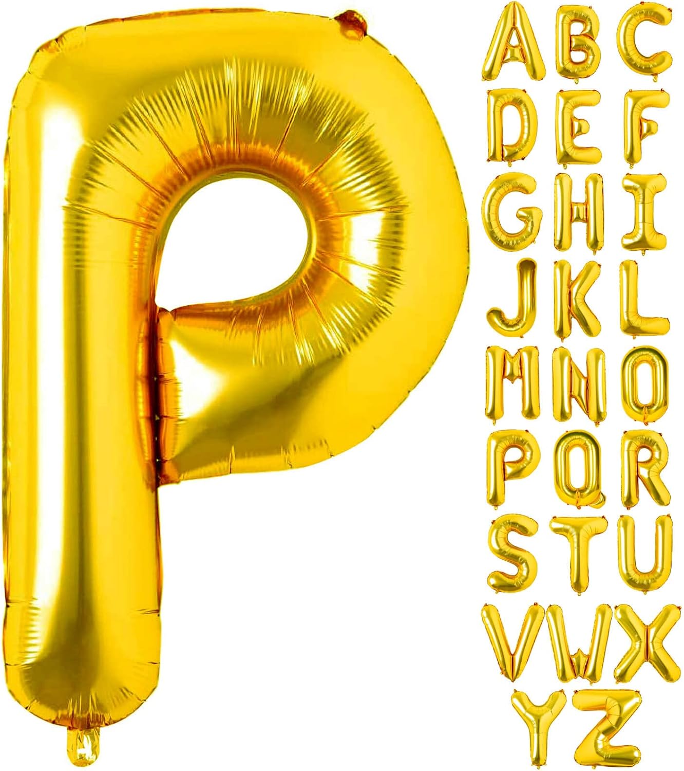 Lovoir 40 Inch Large Gold Letter A Balloons Big Size Jumbo Mylar Foil Helium Balloon for Birthday Party Celebration Decorations Alphabet Gold A