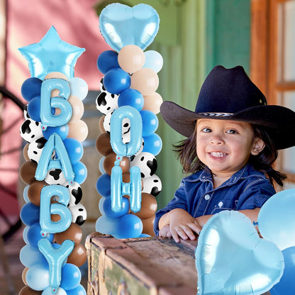 2 Sets Graduation Balloon Column Stand Kits with Balloons 2026 Grad Themed Decoration Navy Blue Balloon Tower Stand Kit for Grad High School & College Celebration Party Decor