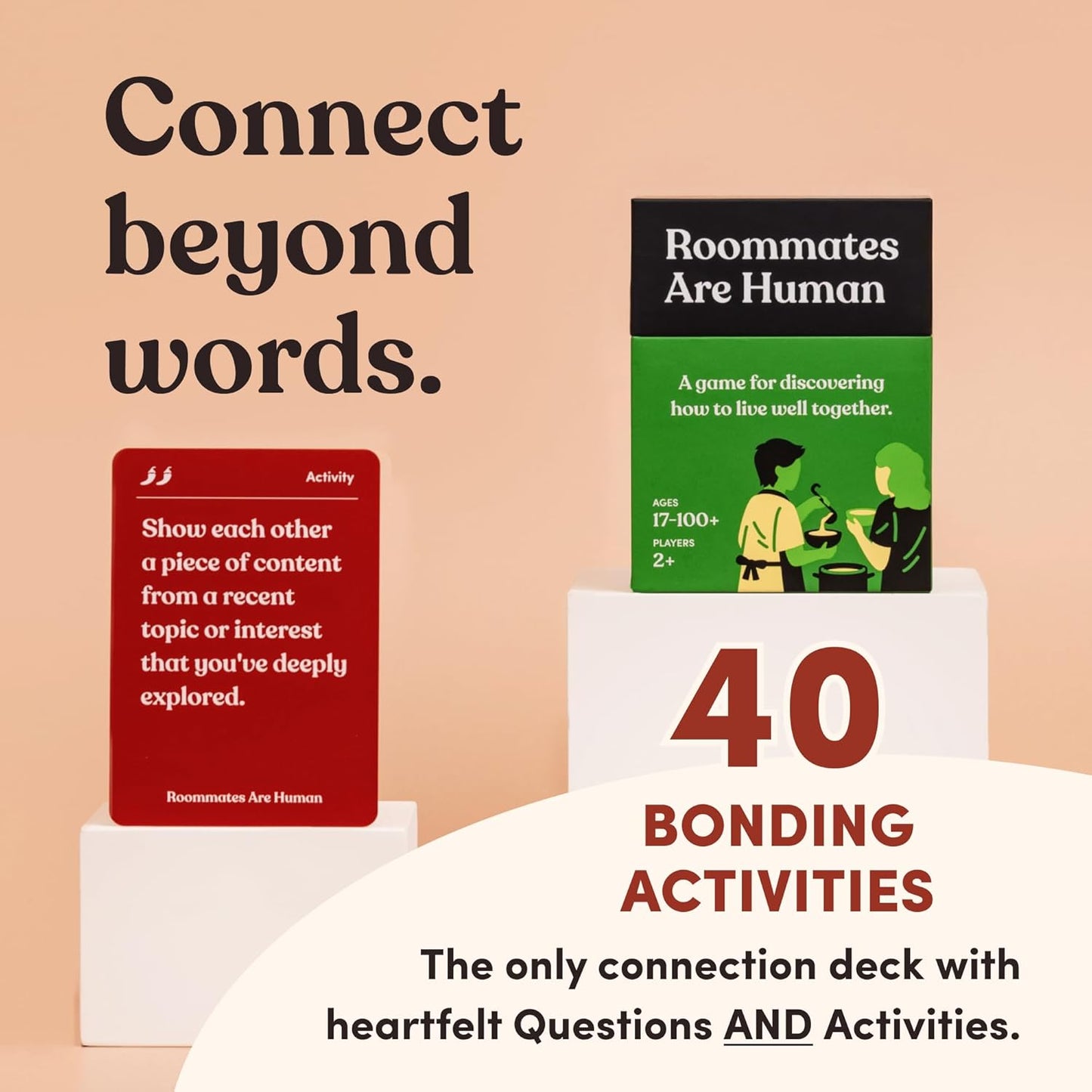 Partners are Human | 140 Conversation Cards to Help Deepen Romantic Relationships | Card Game for Bonding & Communication | Therapy for Adults
