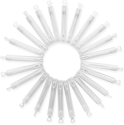Big Mo's Toys 40 Pack Mini Heart Bubble Wands – Great Wand Bubbles Party Favors for Weddings and Anniversaries