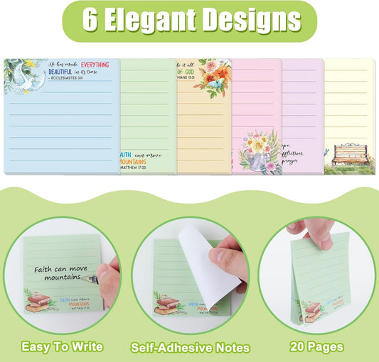 30 Pack Science Sticky Notes - 600 Sheets Science Lab Notepads for Scientist Appreciation Gifts Teacher Reward Prizes Science Week Party Favor Lab School Supplies