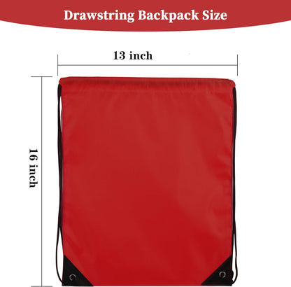 20 Colors Drawstring Backpack Bags Sack Pack Cinch Tote Sport Storage Polyester Bag for Gym Traveling