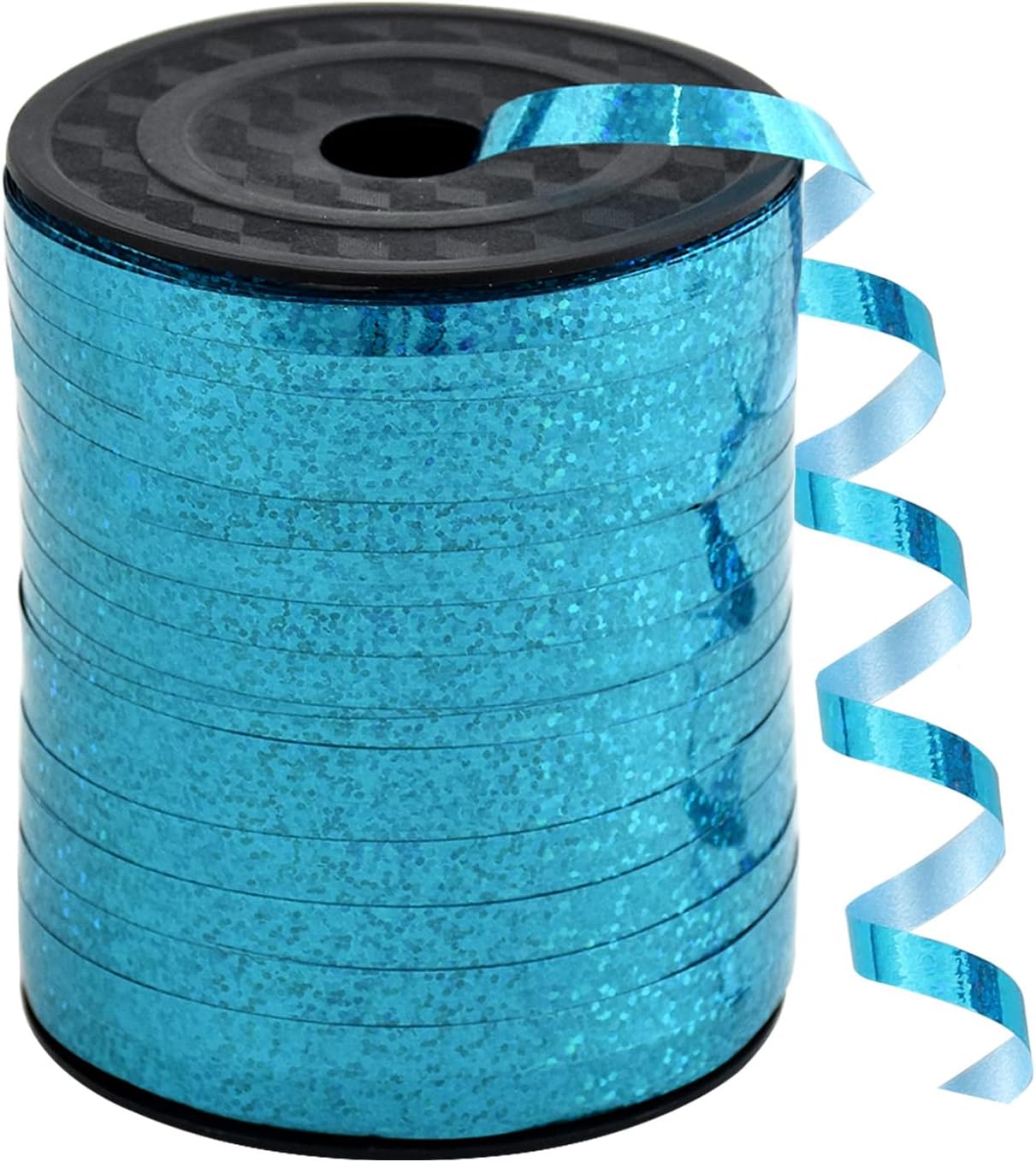 BEISHIDA 500 Yards Red Ribbon Crimped Curling, Balloon String Shiny Metallic Roll for Gift Wrapping Ribbon for Birthday Valentines Day Wedding Mother's Day Party Decorations