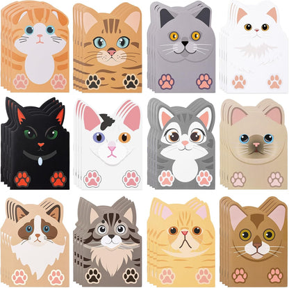 Maxdot 48 Pcs Farm Animals Mini Notebooks Bulk Party Favors Gift Small Cute Pocket Notepads with 20 Sheets, Gifts for Birthday, Back to School Party Classroom Prizes Gift