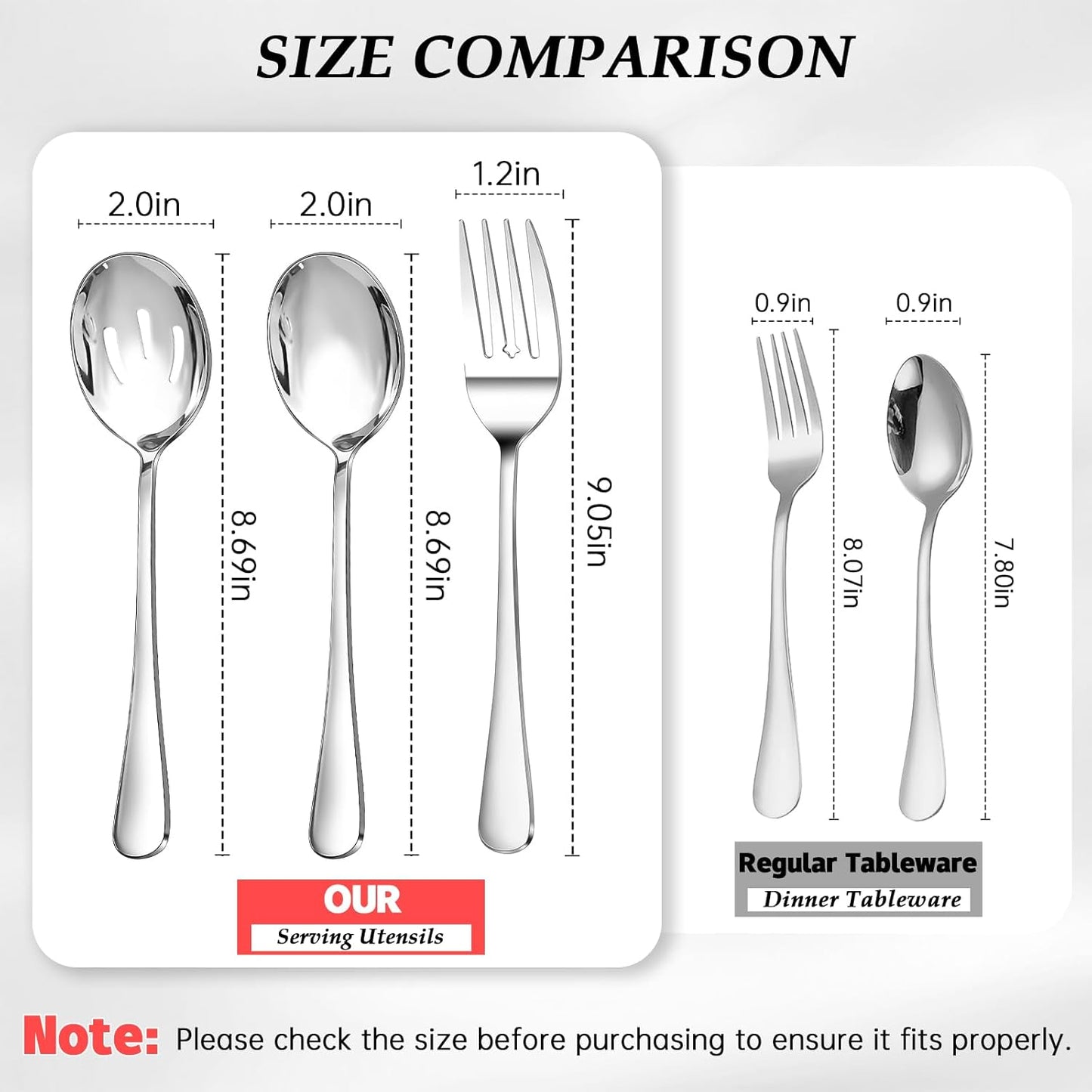 Mwellewm 17Pcs Serving Utensils, Gold Stainless Steel Serving Spoons, Slotted Spoon, Fork, Tongs, Cake Pie Server, Soup Spoon, Metal Buffet Banquet Cutlery Set for Parties Entertaining Catering