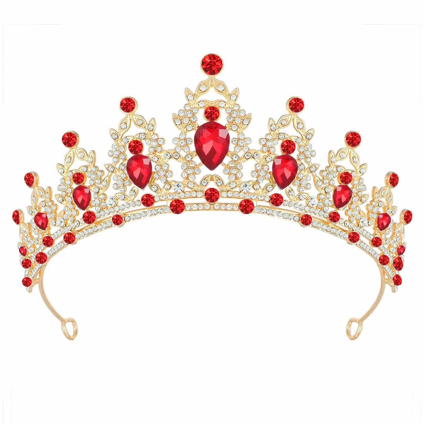 Tiara Crown for Women, Headband Hair Accessories for Birthday Wedding Party Costume Pink