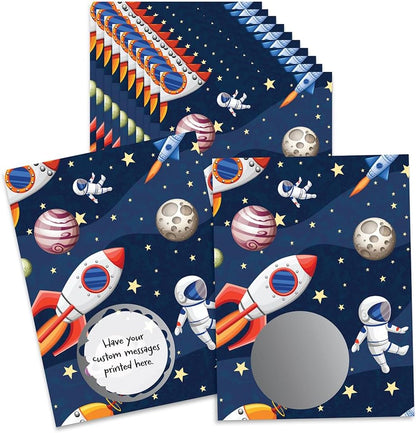 My Scratch Offs - Customizable Scratch-Off Cards Graffiti Design for Prizes, Classroom Rewards & Teacher Supplies, 50 Pack