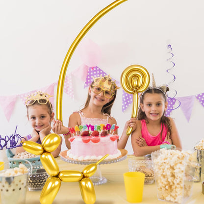 260 Balloons Clear, Thickening Long Balloons for Tying Arch, Twisting Latex Animals Magic Modeling Skinny Birthday Balloon for Kid‘s Party Wedding Decoartion Supply 100pcs