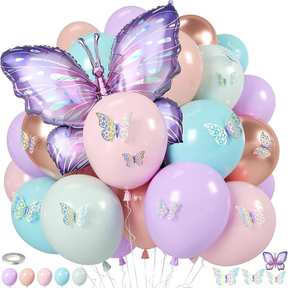 Black White Bow Balloons, 50 Pcs Pearl White Dot Printed Balloons with Black Bow and Cream Heart foil Balloon for Alternative Birthday Party Baby Shower Wedding Bachelorette Party Decorations