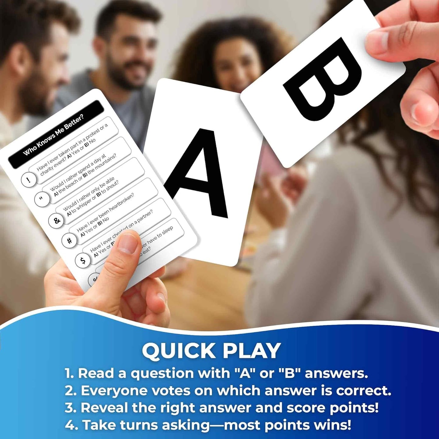 Quokka Card Games for Adults – Who Knows Me Better NSFW Edition – Party Game with 500+ Questions for Friends, Couples & Party Game Nights Ages 18+