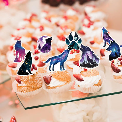 Wildflower Birthday Party Decorations, 36PCS Flower Floral Cupcake Toppers Decoration, Baby in Bloom Baby Shower Cupcake Picks Decor Party Supplies for Gilrs Women