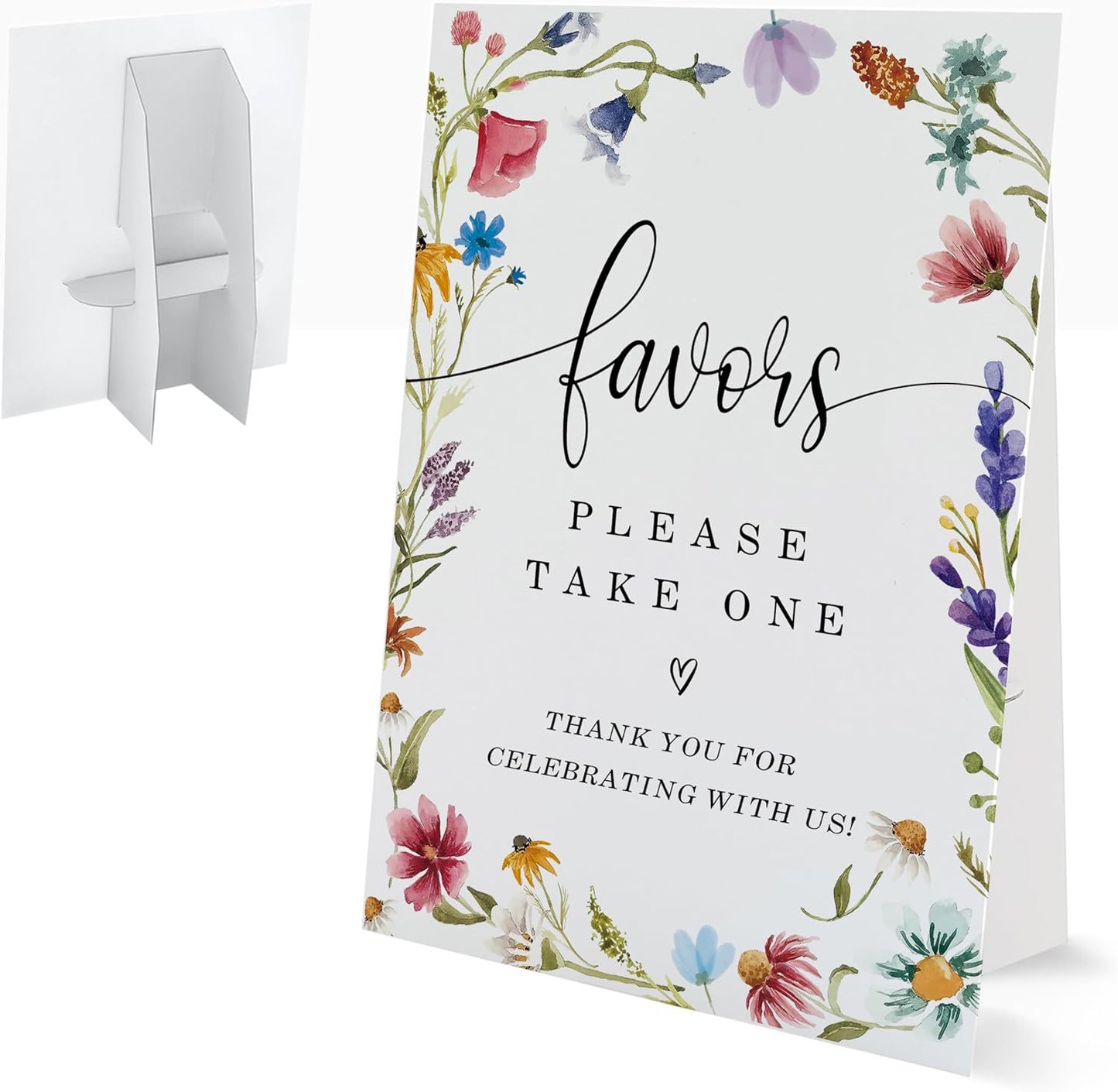 Bible Guest Book Sign, Wedding Signs for Ceremony and Reception, Floral Bridal Shower Decoration, Wedding Signage with Bracket, Bridal Shower Decor, Supplies For Engagement and Anniversary Parties, 13
