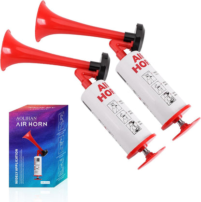 Air Horn for Boat Graduation Party Sports Events Beer Horns Dog Air Horn Self Defense Portable Air Pump Horn(ABS large handheld horn)