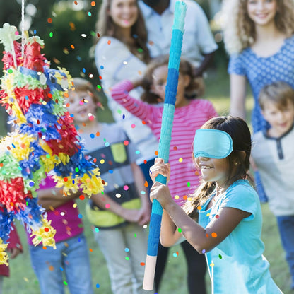 Dinosaur Pinata - Dinosaur Decorations with a Blindfold and Bat for Boys Girls Animal Themed Birthday Party Kids Classroom Game Decorations Supplies (15.7 x 11.4 x 3.1 Inches)