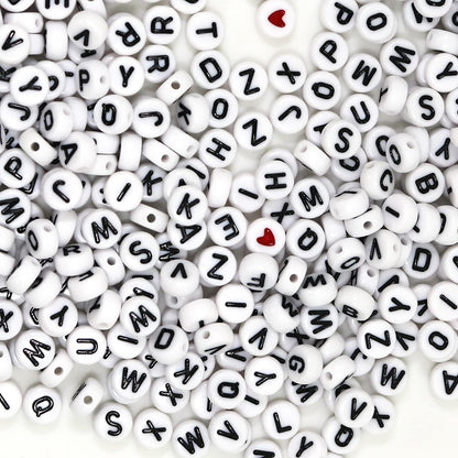 Melius 1450Pcs Acrylic Glow Letter Beads, Alphabetical Glowing in The Dark Beads in 28 Grid Box for Jewelry Making, DIY Bracelets, Necklaces, Key Chains (Glowing, 4x7mm)