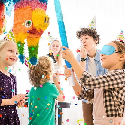 15.75 Inch Piñata Stick Kit Blue Unbreakable Pinata Stick with Blindfold Blind Rope Blind Stick Suitable for Girls Boys Adults Can Have Fun at Any Party