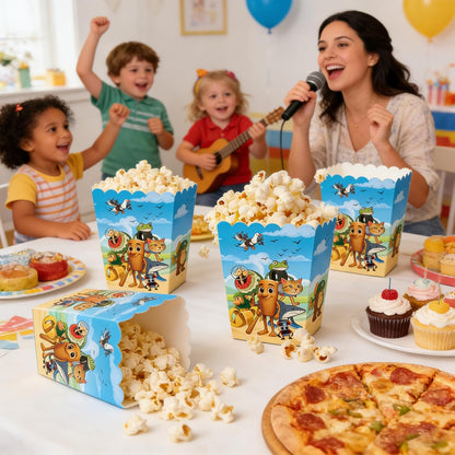TJLMCORP Italian Brainrot Party Game, Pin the Tail Party Game Set With 24 Stickers and and 2 Blindfolds, Tralalero Themed Birthday Party Supplies, Brain Rot Party Decorations（Tung Tung Tung Sahur）