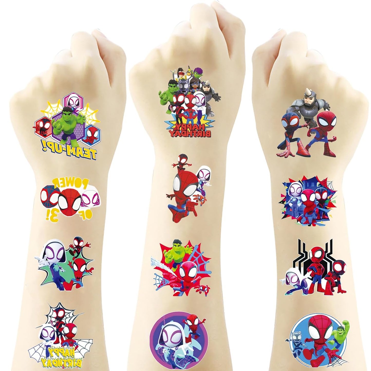 60 Pcs Princess Temporary Tattoos Birthday Themed Party Supplies Decoration Favors Cartoon Cute Sticker for Kids Girls Home Activity Class Prizes Carnival Christmas Rewards (60, princess)