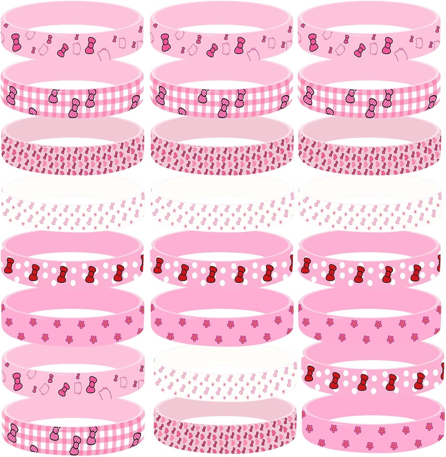 Valentines Day Gifts for Kids Classroom 24 Pieces,Hedgehog Theme Party Favors,Patented Silicone Bracelets,Birthday Decorations Party Supplies,Pinata Stuffers Goodie Bag Favors