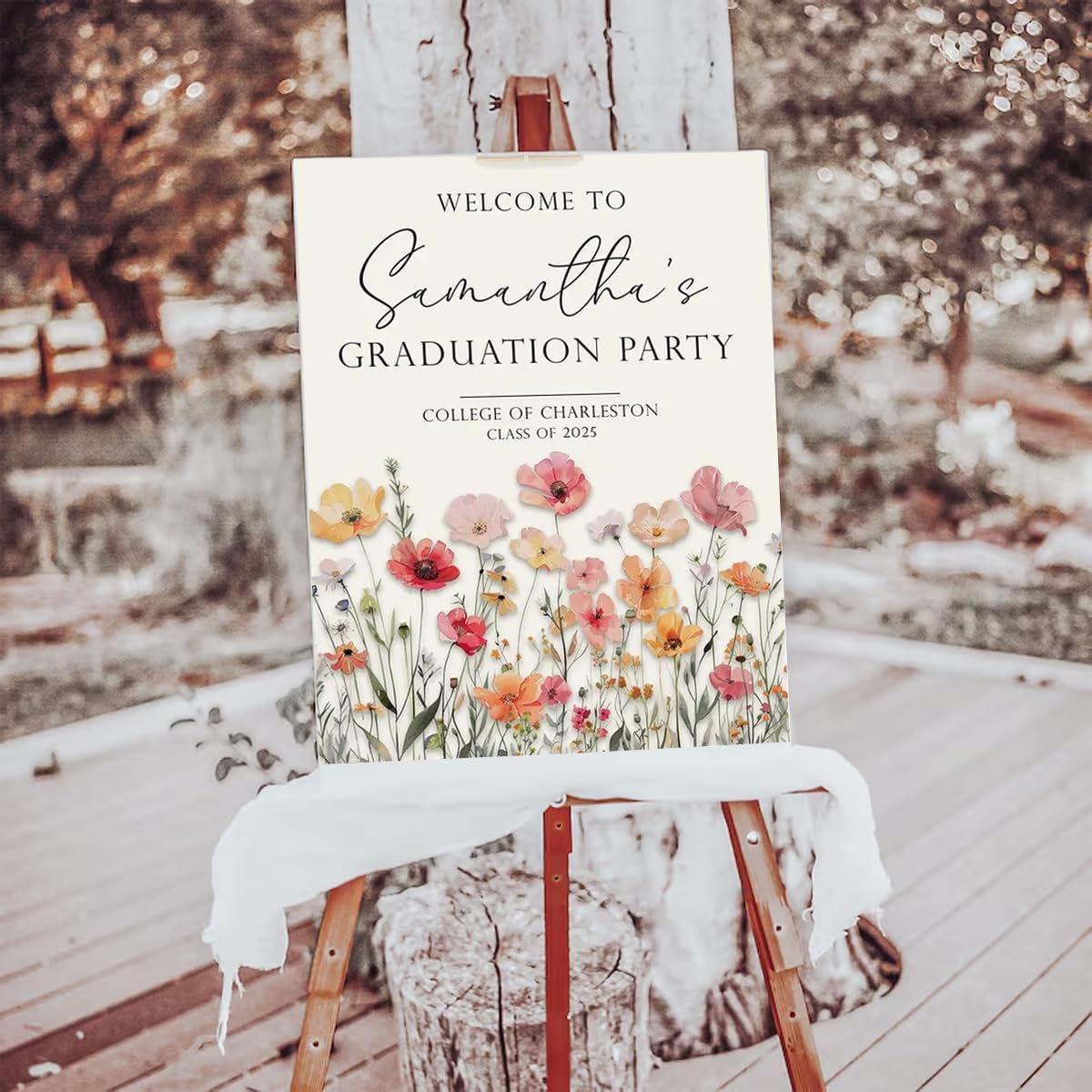 Graduation Party Welcome Sign, Photo Graduation Poster, Graduation Decorations, Grad Party Sign, Grad Welcome Sign, Graduation gift for best friend, Graduation gift for daughter, sister, brother - 1