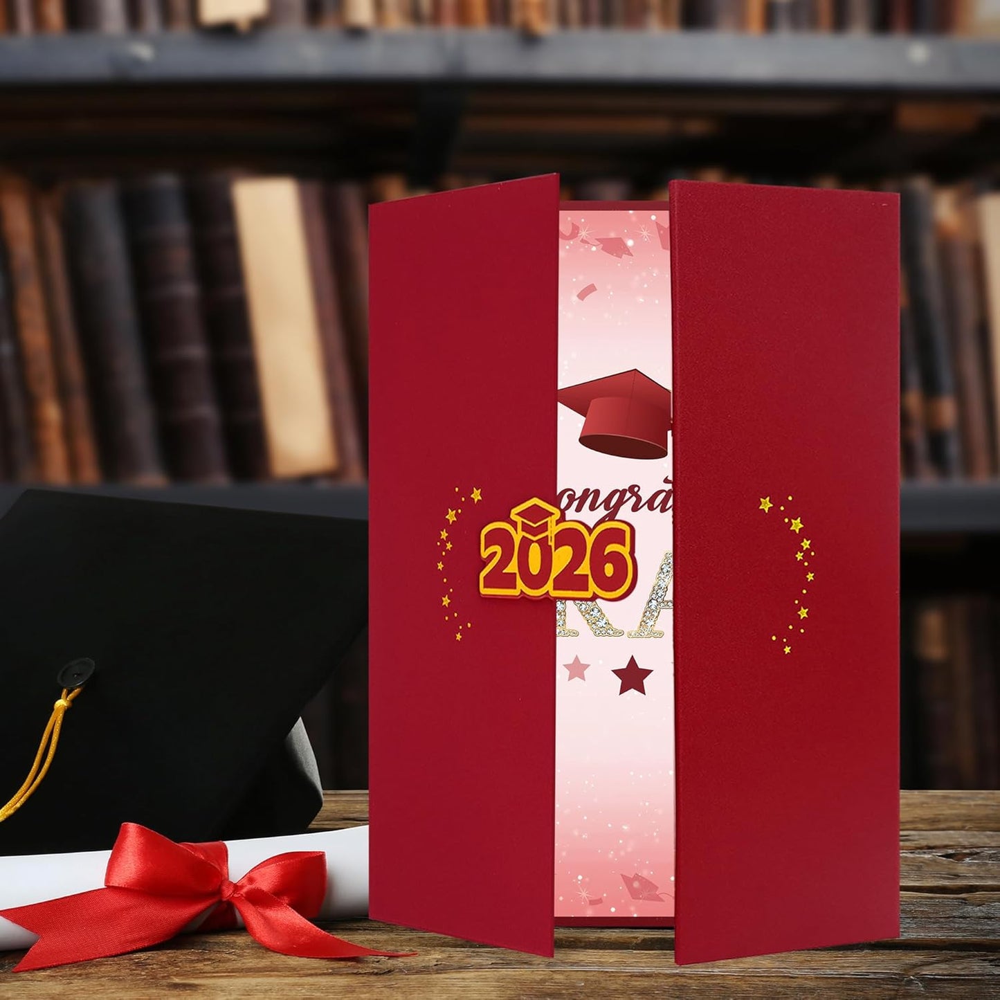 Vlipoeasn 2026 Graduation Guest Book Alternative, Black Gold Class of 2026 Graduation Party Decorations, Graduation Signature Book for 2026 College High School, Unique Graduation Gifts for Friends