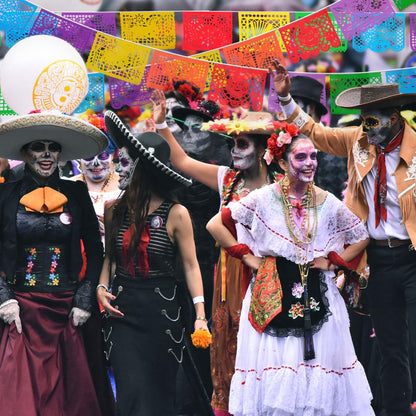 6 Packs 108 Ft Fiesta Party Decorations Mexican Party Banners Papel Picado Banners Cinco De Mayo Decorations Dia De Los Muertos Decor Mexico Halloween Banner Birthday Party Decorations (6pack Banners) (6 Packs Banner)