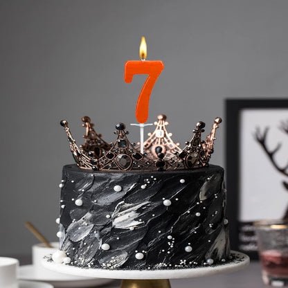 10 Count Number Candles, Birthday Cake Candles Colourful Candle, Number 0-9 Cake Topper Decoration Candles Number 0 1 2 3 4 5 6 7 8 9 For Birthday Wedding Anniversary Party Celebration