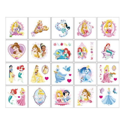 20Sheets Mickey Mouse Temporary Tattoos Birthday Themed Party Supplies Decoration Favors Cartoon Cute Sticker for Teens Home Activity Prizes Carnival Christmas Rewards (Mickey)
