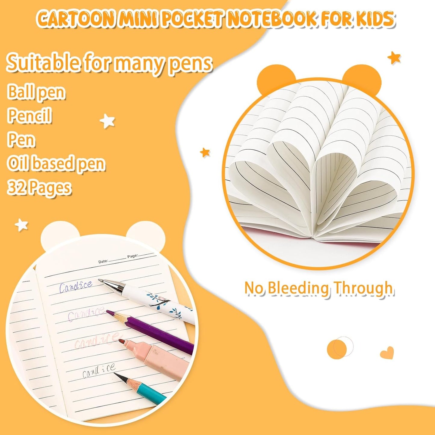 BESARME 24 Packs Mini Notebooks for Kids, Cute Animal Small Pocket Notepads Lined Mini Journal Easter Basket Stuffers Classroom Prizes Gifts Birthday Party Favors