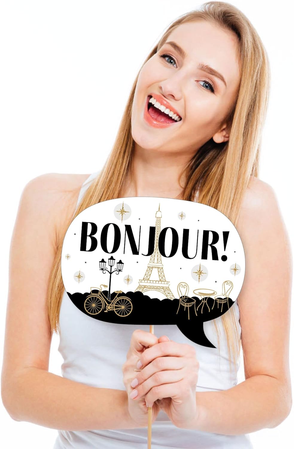 Big Dot of Happiness Prom - Photo Booth Props Kit, Dance Decorations, Photography Accessories, Party Decor- 20 Piece set