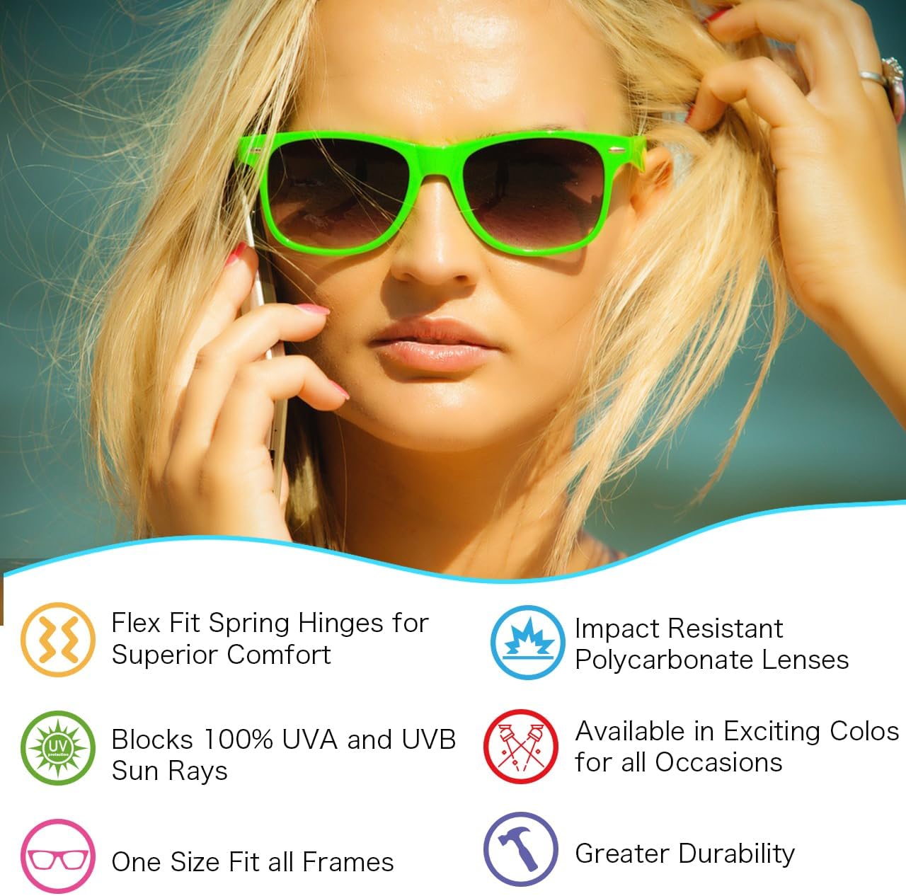 Party Sunglasses Bulk - Adult Retro Plastic Pack of 12 Vintage Sunglasses for Men Women - Party Favors
