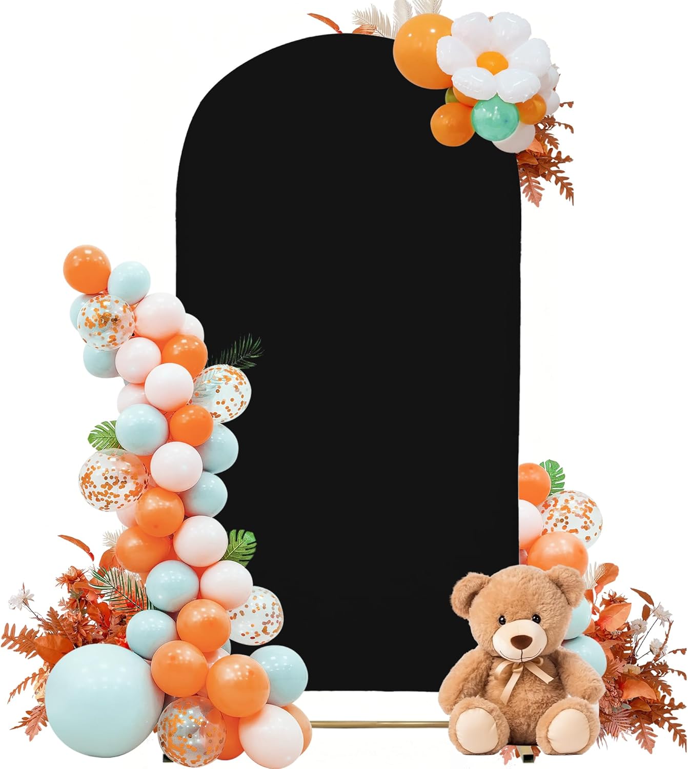 3-Piece Arch Cover Bundle – 7.2FT, 6.6FT & 6FT Stretch Spandex Backdrop Set – Wedding, Birthday & Photo Booth Arch Covers for Every Event
