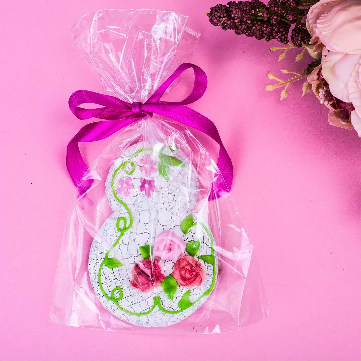Cello Cellophane Treat Bags,5x7 Inches Clear Cellophane Bags 200 Pcs OPP Plastic Treat Bags with 200 Twist Ties for Gift Wrapping,Packaging Candies,Dessert,Bakery, Cookies, Chocolate,Party Favor