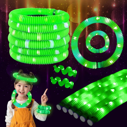Yellow 12PCS Glow Sticks Stocking Stuffers Party Favors-Glow in The Dark Party Supplies for Kids and Adults, Perfect for Festivals, Birthday Parties, Raves, Concerts, and Camping Decorations