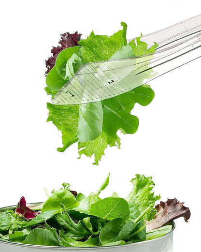 PARTY BARGAINS 8.5″ Clear Plastic Serving Tongs 12-Pack – Heavy-Duty Disposable & Reusable Kitchen Tongs for Parties BBQ Buffet Salad Appetizers Catering