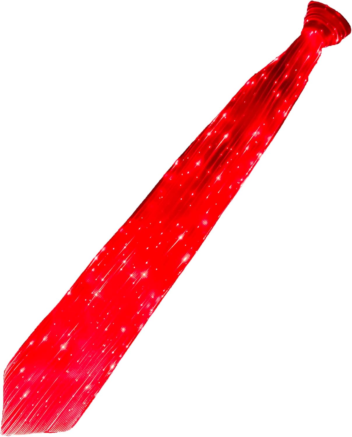 LED Neck Ties for Men Party Fiber Optic Light Up Necktie Bar Rave Funny Glow Clothes Accessories for Adults Women